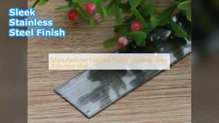 بكرة لاصقة من الفولاذ المقاوم للصدأ